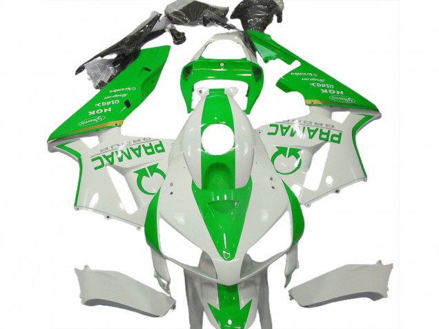 05-06 Vert Clair & Blanc Pramac CBR600RR Carénage