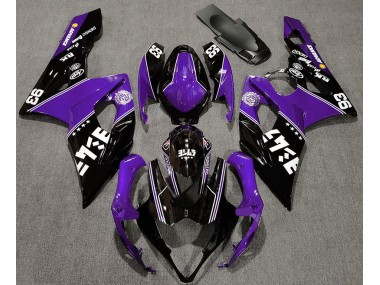 05-06 Violet Brillant & Noir Personnalisé GSXR 1000 Carénage