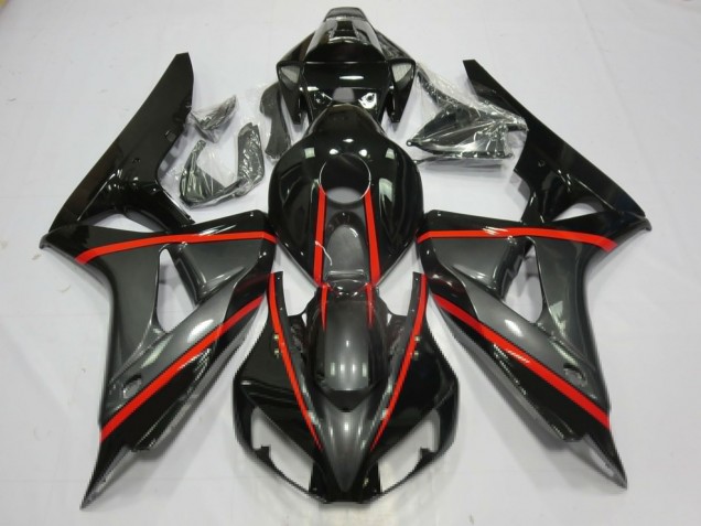 06-07 Argent & Noir CBR1000RR Carénage 06-07 Argent & Noir CBR1000RR Carénage