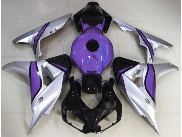 06-07 Argent & Violet Personnalisé CBR1000RR Carénage 06-07 Argent & Violet Personnalisé CBR1000RR Carénage
