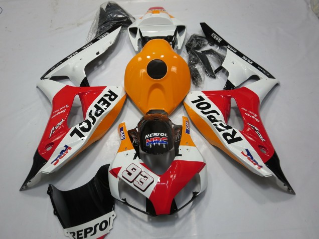06-07 Blanc Repsol 93 CBR1000RR Carénage 06-07 Blanc Repsol 93 CBR1000RR Carénage