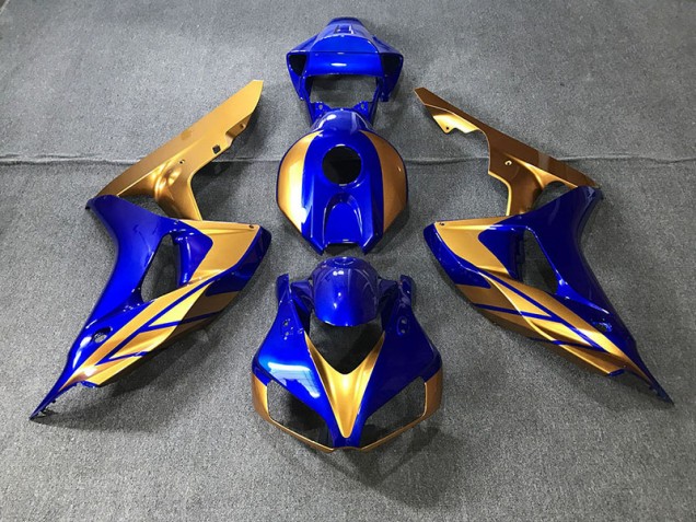 06-07 Bleu & Or CBR1000RR Carénage 06-07 Bleu & Or CBR1000RR Carénage