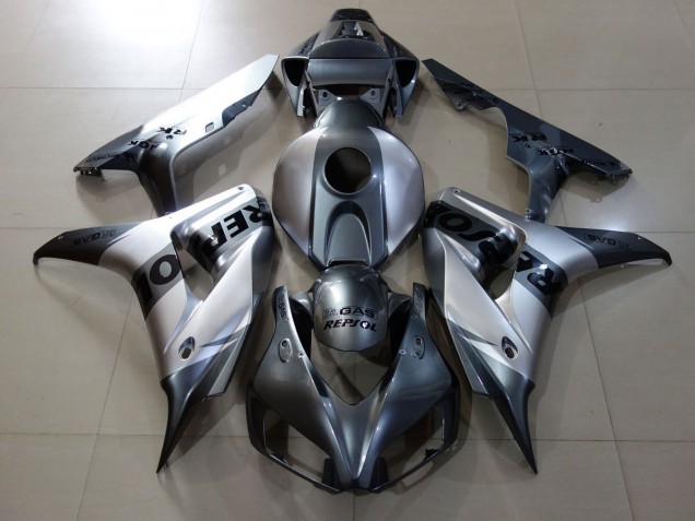 06-07 Conception De Style Argent Repsol CBR1000RR Carénage 06-07 Conception De Style Argent Repsol CBR1000RR Carénage