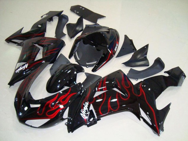 06-07 Flamme Rouge ZX10R Carénage 06-07 Flamme Rouge ZX10R Carénage