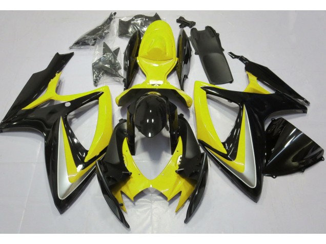 06-07 Jaune Brillant Débadgé GSXR 600-750 Carénage