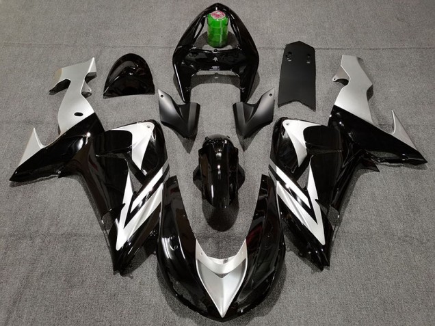 06-07 Noir & Argent ZX10R Carénage