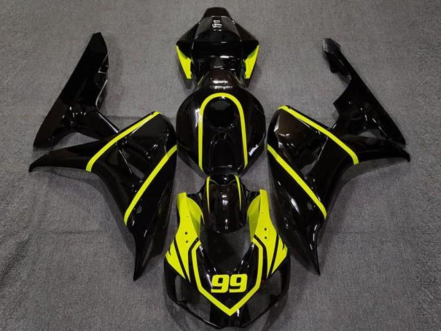 06-07 Noir Brillant & Jaune Vif CBR1000RR Carénage 06-07 Noir Brillant & Jaune Vif CBR1000RR Carénage