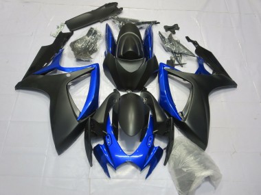 06-07 Noir Mat Bleu Brillant GSXR 600-750 Carénage