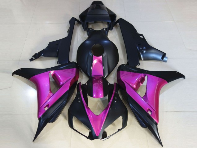 06-07 Noir Mat & Rose CBR1000RR Carénage 06-07 Noir Mat & Rose CBR1000RR Carénage