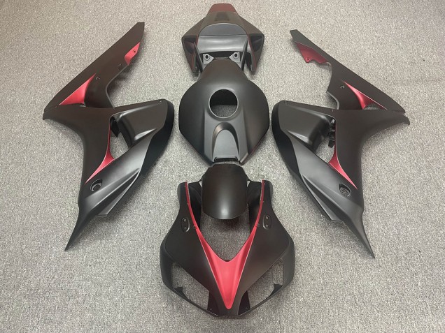06-07 Noir Mat & Rouge CBR1000RR Carénage