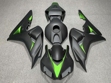 06-07 Noir Mat & Vert CBR1000RR Carénage