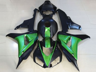 06-07 Noir Mat & Vert CBR1000RR Carénage