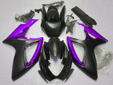 06-07 Noir Mat & Violet GSXR 600-750 Carénage