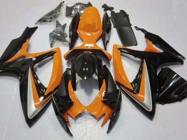 06-07 Orange Brillant Débadgé GSXR 600-750 Carénage