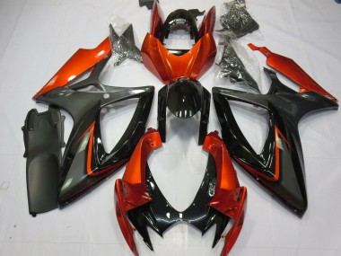06-07 Orange Brûlé & Gris GSXR 600-750 Carénage