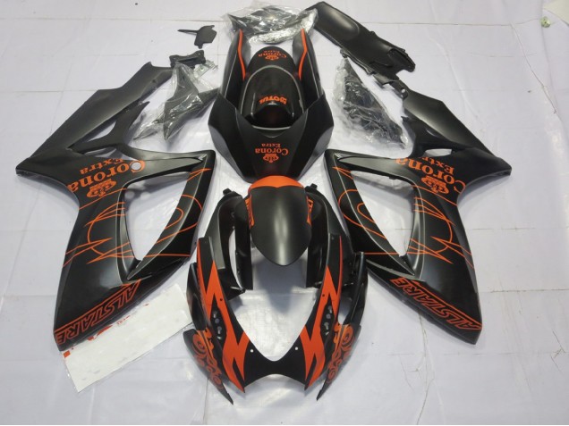 06-07 Orange Mat GSXR 600-750 Carénage