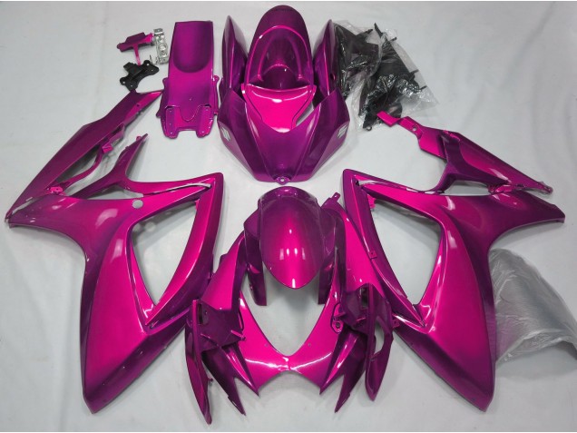 06-07 Rose Brillant Uni GSXR 600-750 Carénage 06-07 Rose Brillant Uni GSXR 600-750 Carénage