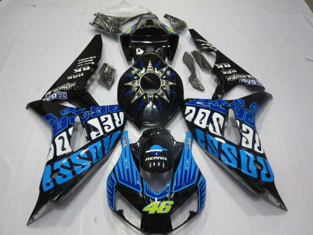 06-07 Rossi Bleu Brillant CBR1000RR Carénage 06-07 Rossi Bleu Brillant CBR1000RR Carénage