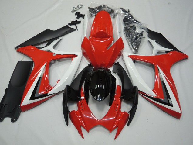 06-07 Rouge & Blanc GSXR 600-750 Carénage