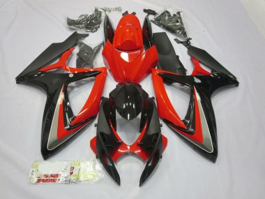 06-07 Rouge & Noir GSXR 600-750 Carénage