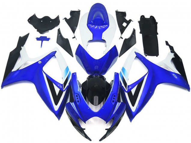 06-07 Style Bleu Profond & Bleu Clair OEM GSXR 600-750 Carénage 06-07 Style Bleu Profond & Bleu Clair OEM GSXR 600-750 Carénage