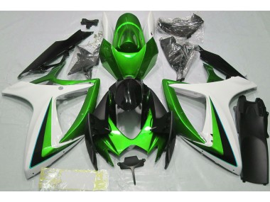 06-07 Vert Blanc GSXR 600-750 Carénage
