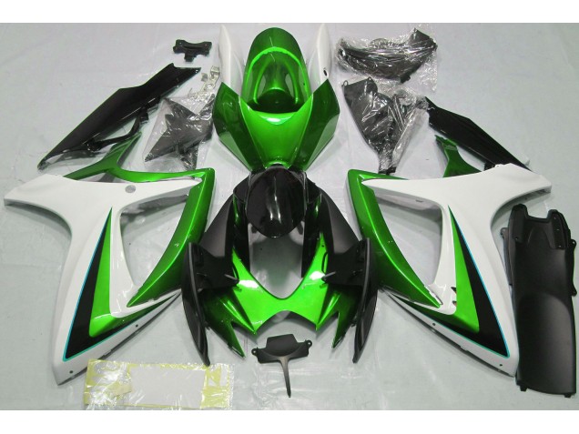 06-07 Vert Blanc GSXR 600-750 Carénage