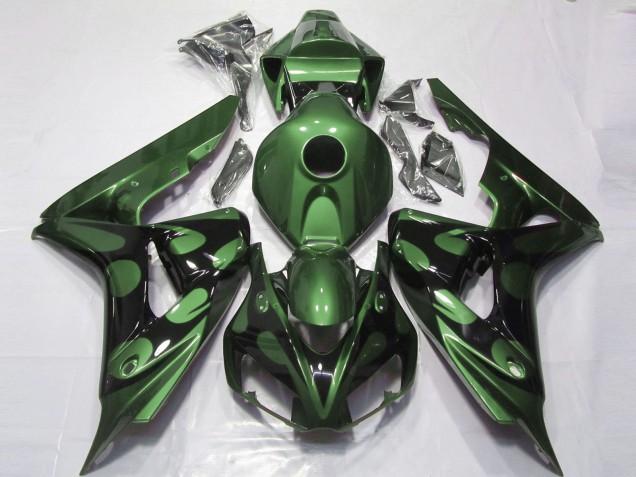 06-07 Vert Brillant & Noir CBR1000RR Carénage 06-07 Vert Brillant & Noir CBR1000RR Carénage