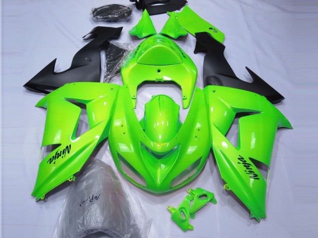 06-07 Vert Citron ZX10R Carénage
