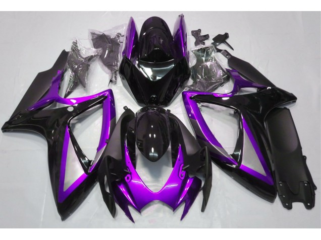 06-07 Violet Brillant & Noir GSXR 600-750 Carénage