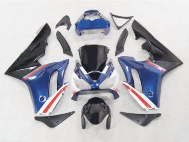 06-08 Bleu / Rouge & Blanc Daytona 675 Carénage