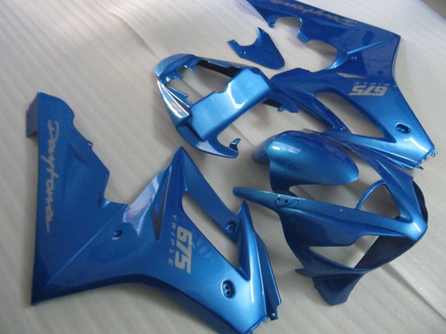06-08 Bleu Vif Daytona 675 Carénage