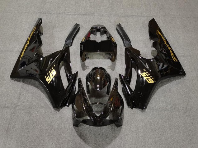 06-08 Noir Brillant & Or Daytona 675 Carénage 06-08 Noir Brillant & Or Daytona 675 Carénage
