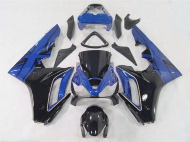 06-08 Pavillon Bleu / Noir Daytona 675 Carénage