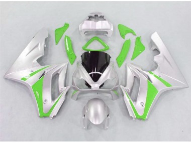 06-08 Vert & Argent Daytona 675 Carénage