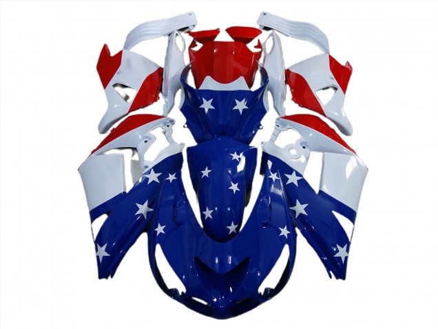 06-11 Drapeau Américain ZX14R Carénage