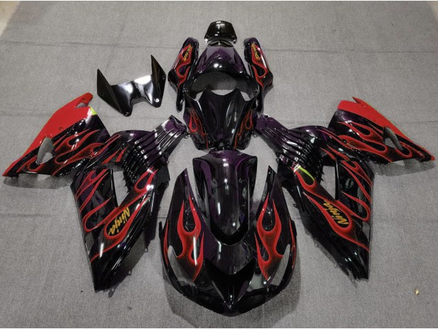 06-11 Rosso Fiamma ZX14R Carénage