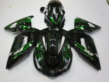 06-11 Vert Flamme ZX14R Carénage