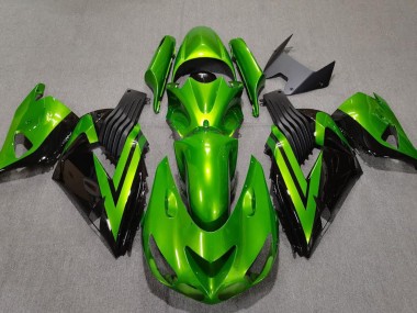 06-11 Vert Vif & Noir ZX14R Carénage