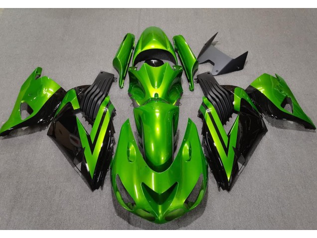 06-11 Vert Vif & Noir ZX14R Carénage