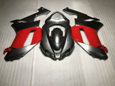 07-08 Argent Métallisé Avec Rouge ZX6R Carénage