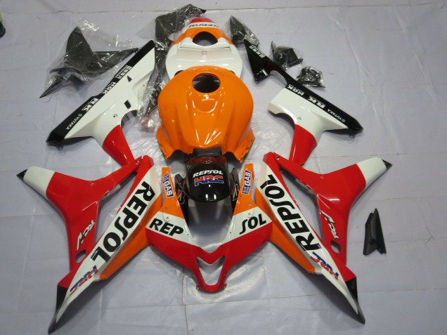 07-08 Blanc Repsol CBR600RR Carénage
