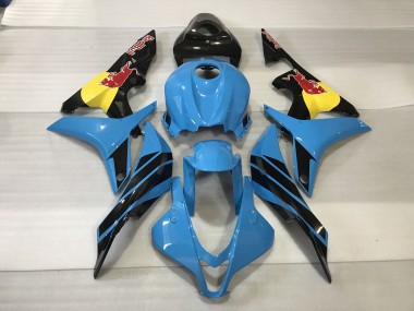 07-08 Bleu Clair Rouge Taureau CBR600RR Carénage