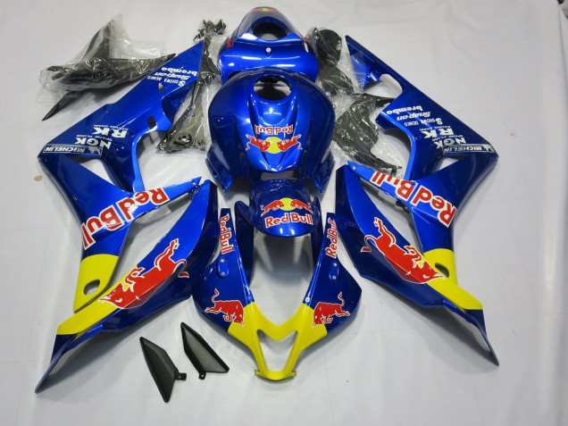 07-08 Bleu Rouge Foncé Taureau CBR600RR Carénage