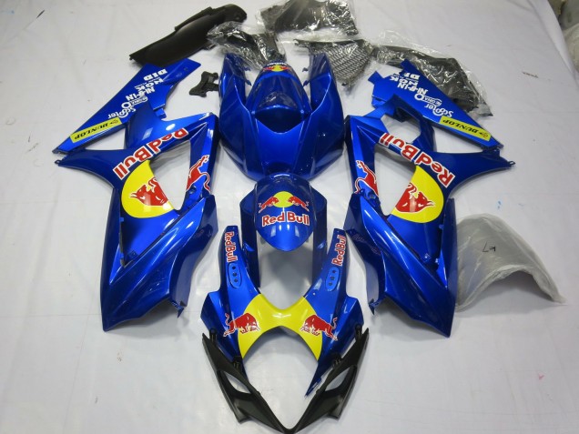 07-08 Bleu Rouge Taureau GSXR 1000 Carénage 07-08 Bleu Rouge Taureau GSXR 1000 Carénage