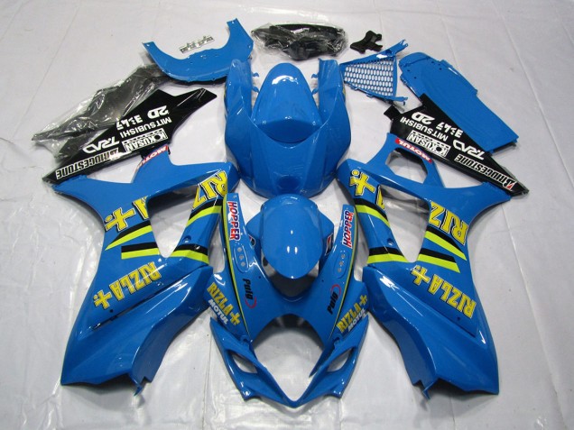 07-08 Bleu Vif Rizla GSXR 1000 Carénage 07-08 Bleu Vif Rizla GSXR 1000 Carénage