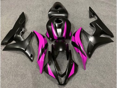 07-08 Design Noir Mat & Rose CBR600RR Carénage