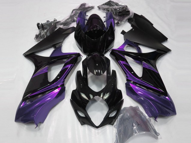 07-08 Mood Purple & Noir Brillant GSXR 1000 Carénage 07-08 Mood Purple & Noir Brillant GSXR 1000 Carénage