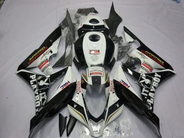 07-08 Noir & Blanc Playboy CBR600RR Carénage