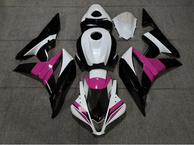 07-08 Noir Blanc & Rose CBR600RR Carénage